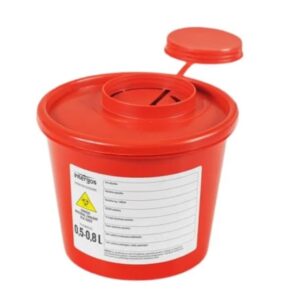Container de deșeuri medicale 0.7L rotund 1pc